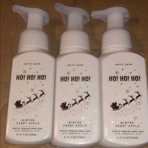 3 new winter candy apple bath n body foaming soap